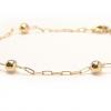 Pulseira feminina infantil em ouro amarelo 18k Pulseira feminina infantil em ouro amarelo 18k