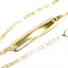 Pulseira feminina de chapa em ouro amarelo 18k - 2PUO0441 Pulseira feminina de chapa em ouro amarelo 18k - 2PUO0441