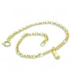 Pulseira de bolinhas infantil em ouro 18k - 2PUO0624 Pulseira de bolinhas infantil em ouro 18k - 2PUO0624