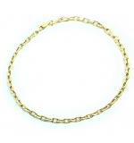 Pulseira feminina em ouro 18k - Lapidada oca - 2PUO0633 Pulseira feminina em ouro 18k - Lapidada oca - 2PUO0633
