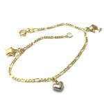 Pulseira feminina ouro 18k - Groumette 3x1 - Ping.Est/Golf/Corac - 2PUO0647 Pulseira feminina ouro 18k - Groumette 3x1 - Ping.Est/Golf/Corac - 2PUO0647