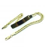 Pulseira feminina em ouro 18k - Chapa - 2PUO0648 Pulseira feminina em ouro 18k - Chapa - 2PUO0648