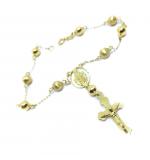 Pulseira de ouro 18k - Terço 1 Mistério - 2PUO0653 Pulseira de ouro 18k - Terço 1 Mistério - 2PUO0653