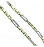 Pulseira masculina em ouro 18k - Lapidada - 2PUO0659 Pulseira masculina em ouro 18k - Lapidada - 2PUO0659