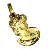 Pingente em ouro amarelo 18k - camaféu Pingente em ouro amarelo 18k - camaféu